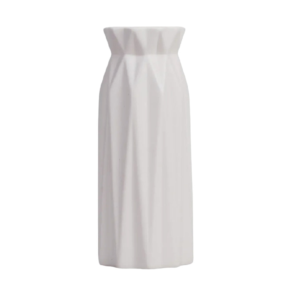 Vase décoratif en céramique pour agencement intérieur - 10 x 10 x 25