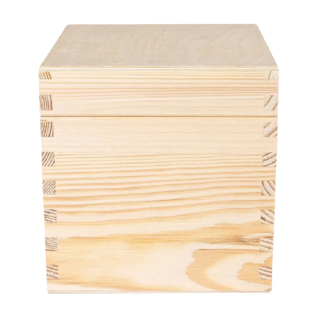 Boîte de rangement en bois - Pour organiser divers objets - 20 x 20 x 20