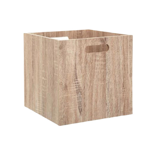 Boîte de rangement en bois avec poignées pour diverses utilisations - 30 x 30 x 30